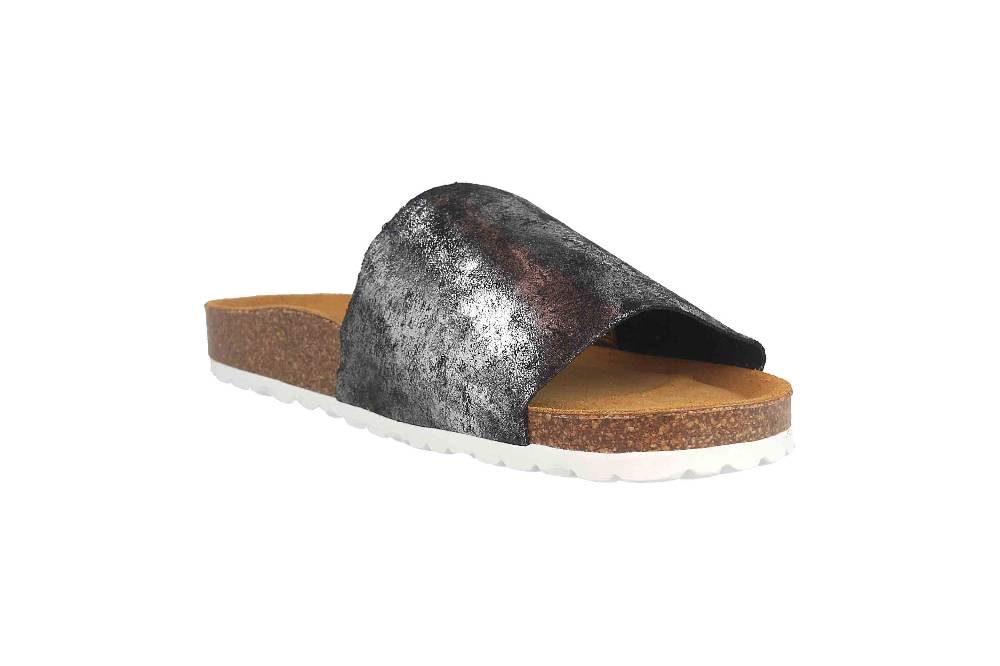 ELLA.shoes Alisson Pantoletten In Übergrößen Schwarz 520018-21 Negro Große Damenschuhe