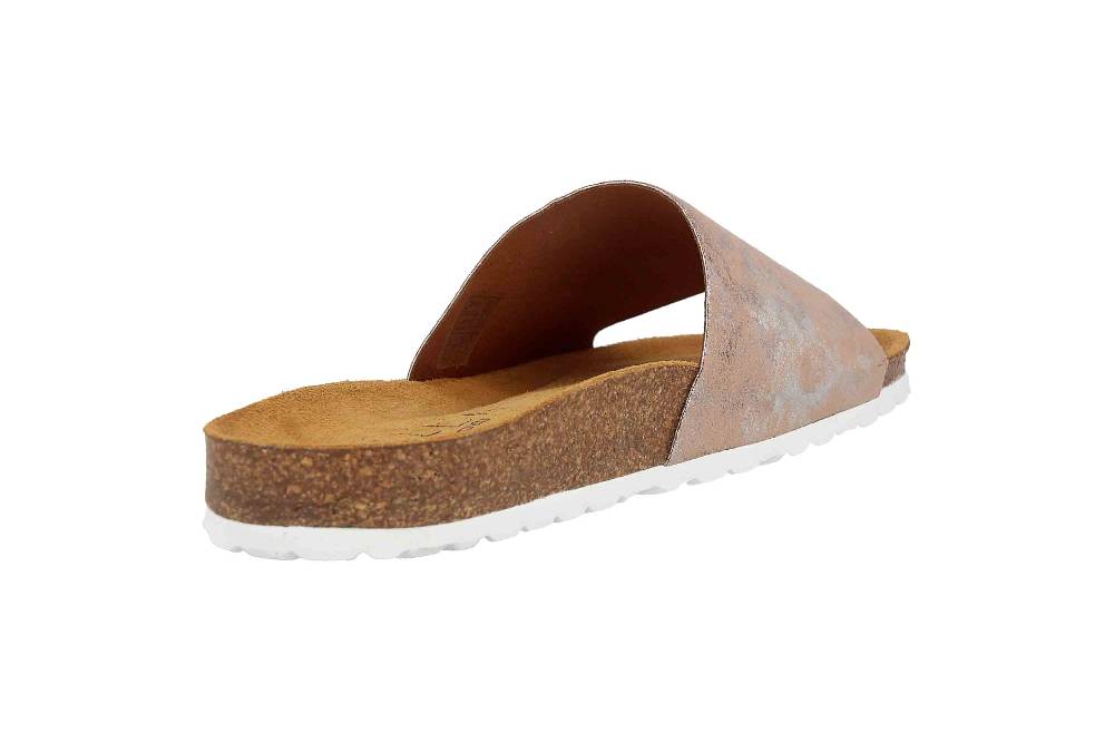 ELLA.shoes Alisson Pantoletten In Übergrößen Taupe 520018-21 Taupe Große Damenschuhe