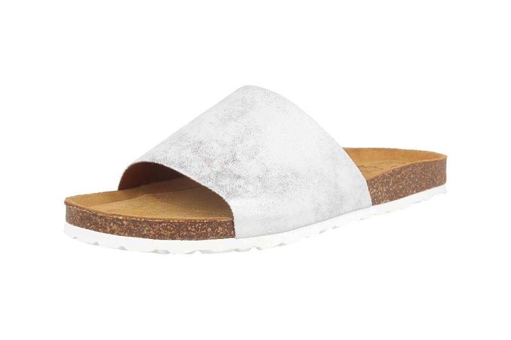 ELLA.shoes Alisson Pantoletten In Übergrößen Weiß 520018-21 Blanco Große Damenschuhe