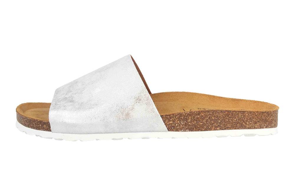 ELLA.shoes Alisson Pantoletten in Übergrößen Weiß 520018-21 Blanco große Damenschuhe