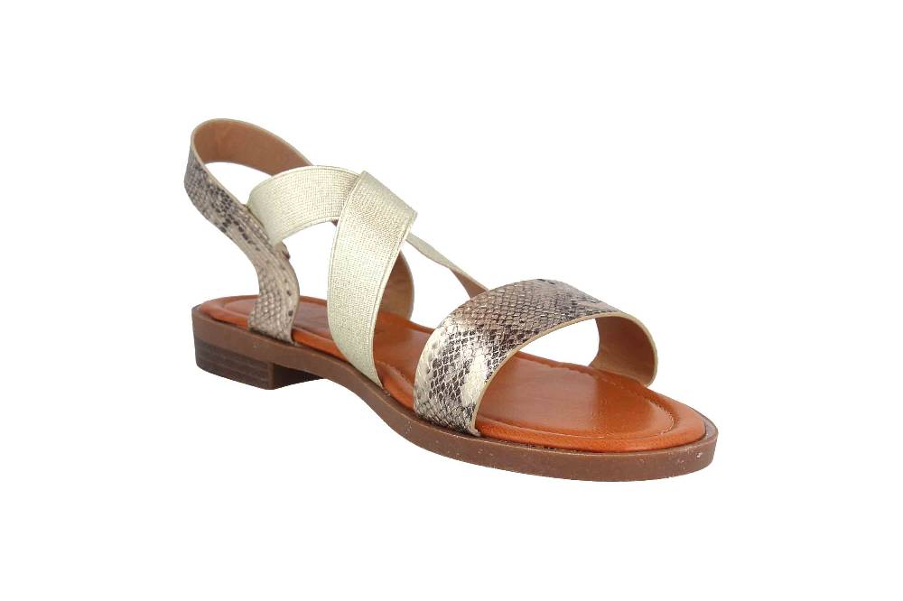 Fitters Footwear Ava Sandalen In Übergrößen Gold 2.156807 Gold Große Damenschuhe