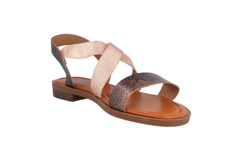 Fitters Footwear Ava Sandalen In Übergrößen Rose 2.156807 Rose Große Damenschuhe