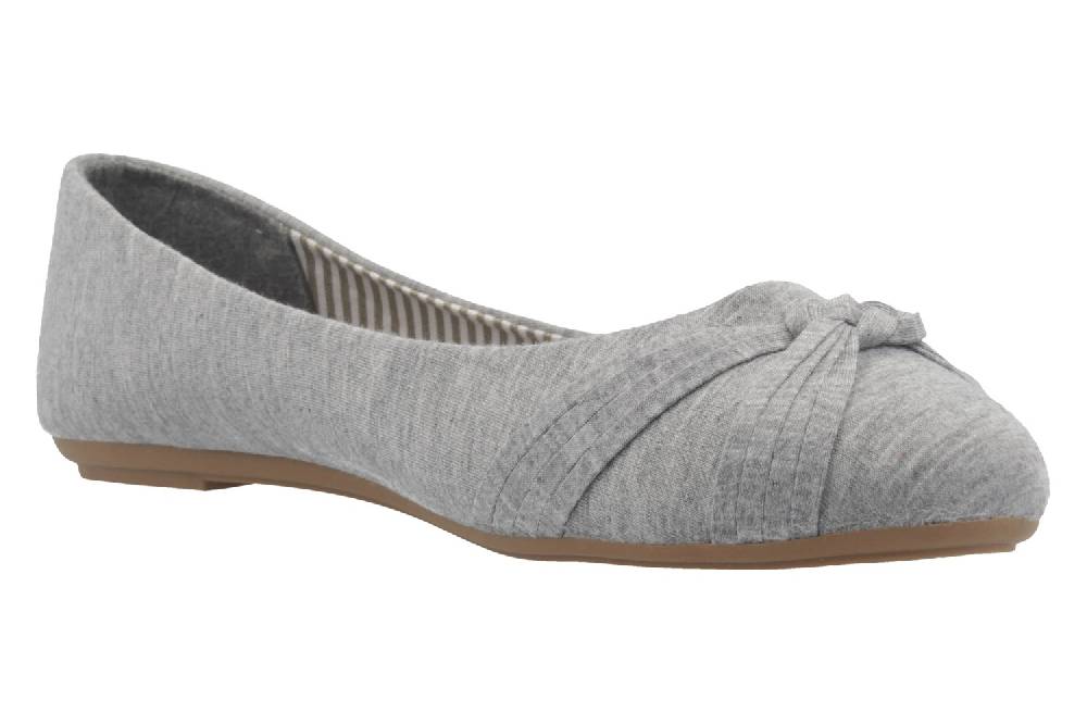 Fitters Footwear Ballerinas In Übergrößen Grau 2.514307 5298 Grey Große Damenschuhe
