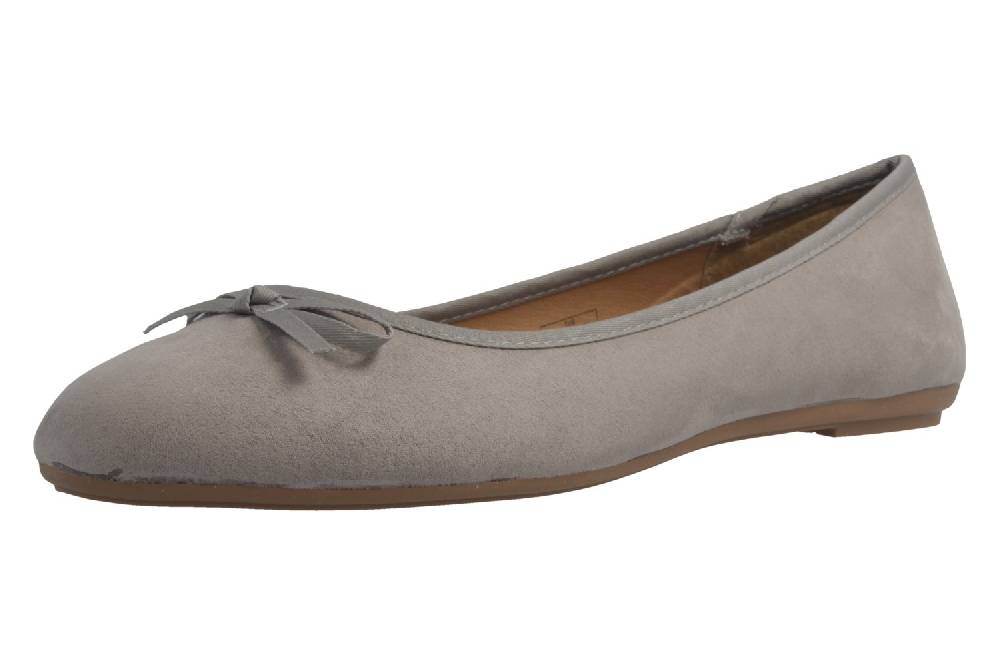 Fitters Footwear Ballerinas in Übergrößen Grau 2.589601 Helen Lt. Grey MF große Damenschuhe