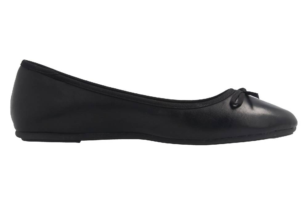 Fitters Footwear Ballerinas In Übergrößen Schwarz 2.589609 Lina Black Große Damenschuhe