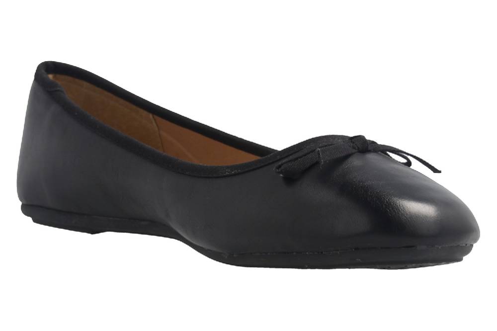 Fitters Footwear Ballerinas In Übergrößen Schwarz 2.589609 Lina Black Große Damenschuhe