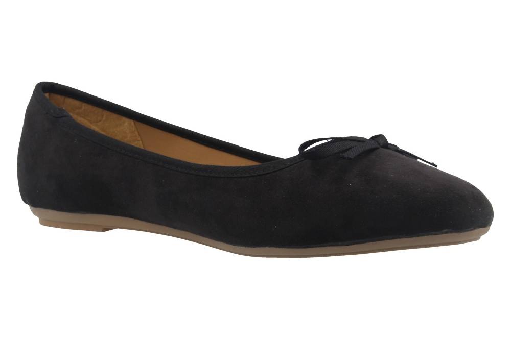 Fitters Footwear Ballerinas In Übergrößen Schwarz 2.589601 2298 Helen Große Damenschuhe