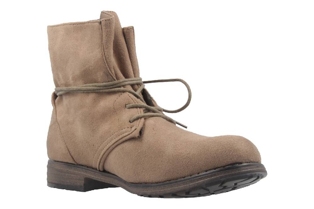 Fitters Footwear Boots In Übergrößen Beige NEW-19860 Große Damenschuhe