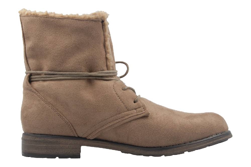 Fitters Footwear Boots In Übergrößen Braun 2.252311W Taupe Mf Große Damenschuhe