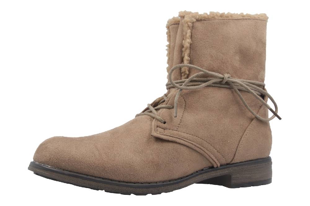 Fitters Footwear Boots in Übergrößen Braun 2.252311W taupe mf große Damenschuhe