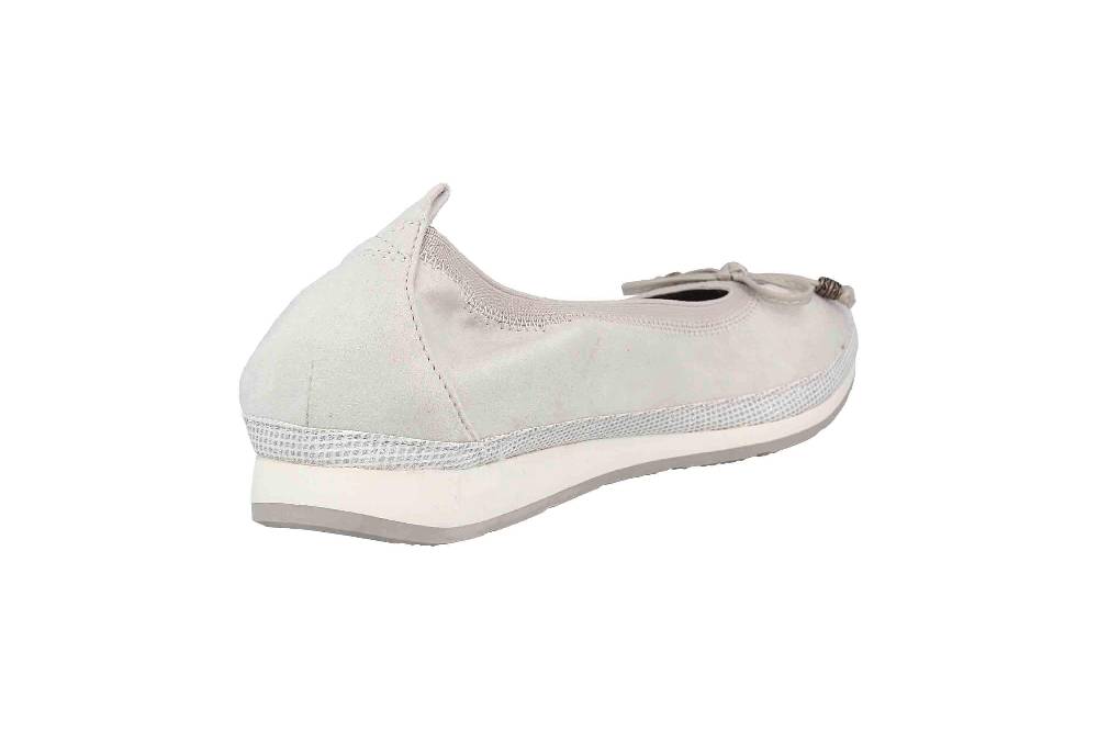 Fitters Footwear Celine Ballerinas In Übergrößen Grau 2.132301 Grey MF Große Damenschuhe