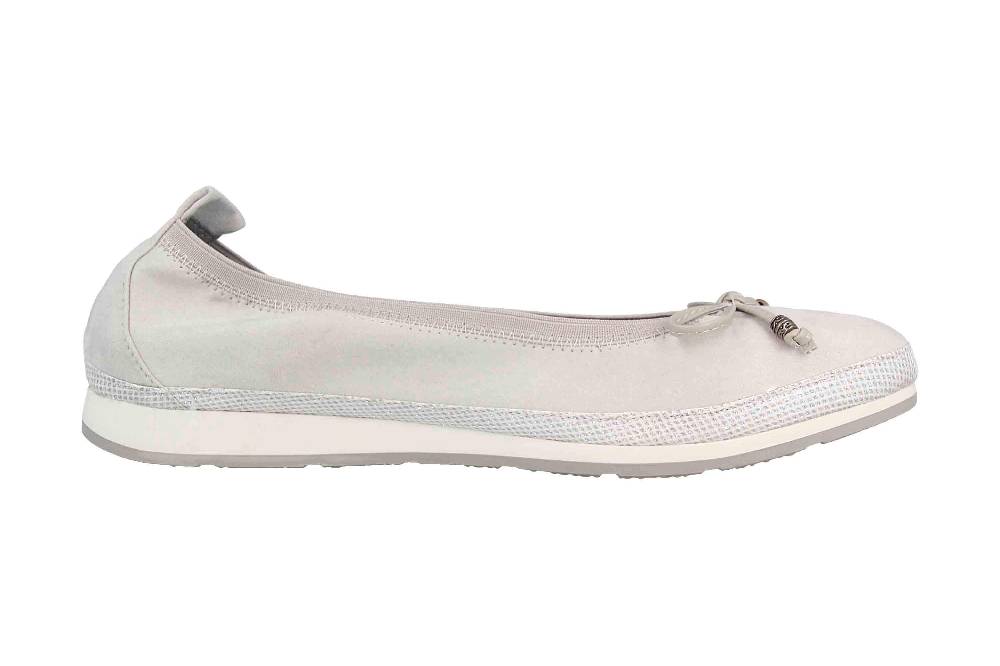 Fitters Footwear Celine Ballerinas In Übergrößen Grau 2.132301 Grey MF Große Damenschuhe