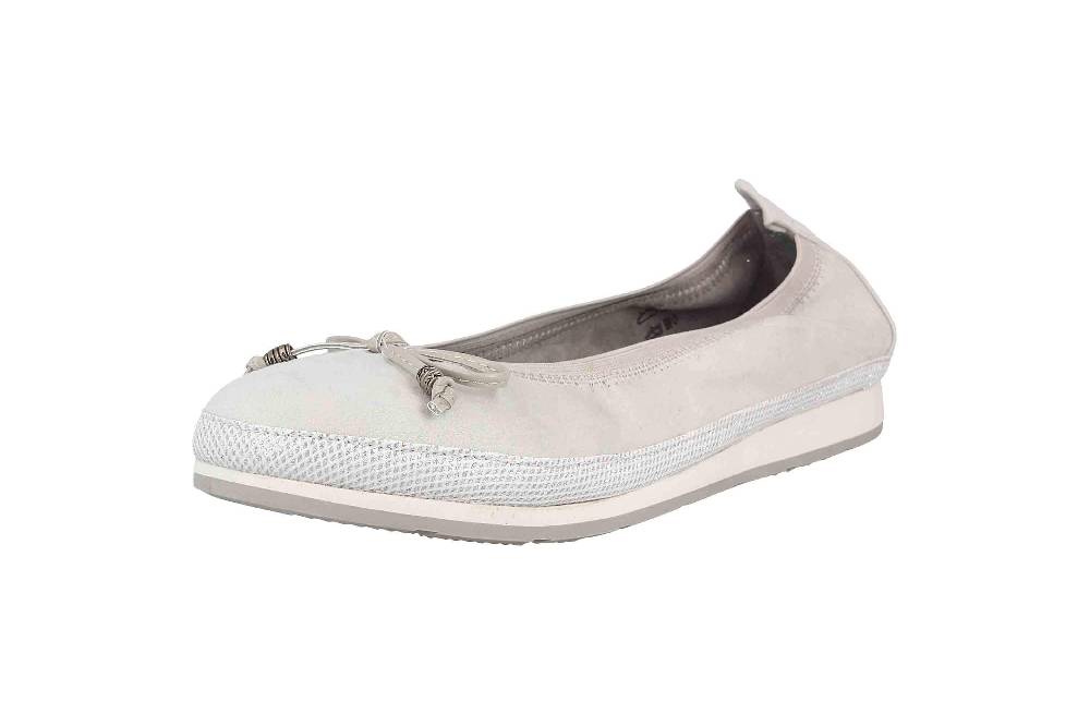 Fitters Footwear Celine Ballerinas In Übergrößen Grau 2.132301 Grey MF Große Damenschuhe
