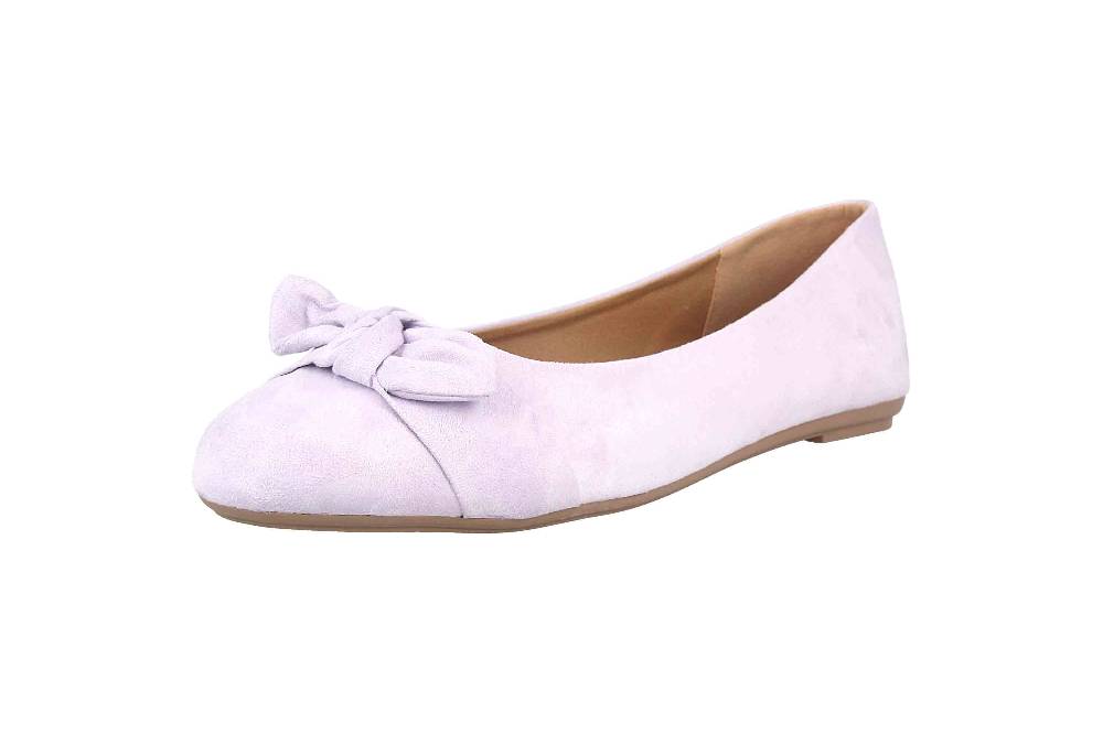 Fitters Footwear Claire Ballerinas In Übergrößen Lila 2.589647 Lilac Große Damenschuhe