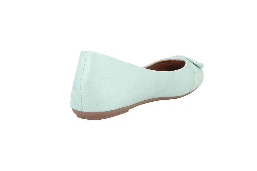 Fitters Footwear Claire Ballerinas In Übergrößen Grün 2.589647 Pastel Grün Große Damenschuhe