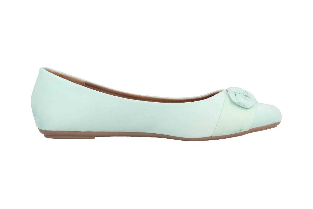 Fitters Footwear Claire Ballerinas In Übergrößen Grün 2.589647 Pastel Grün Große Damenschuhe