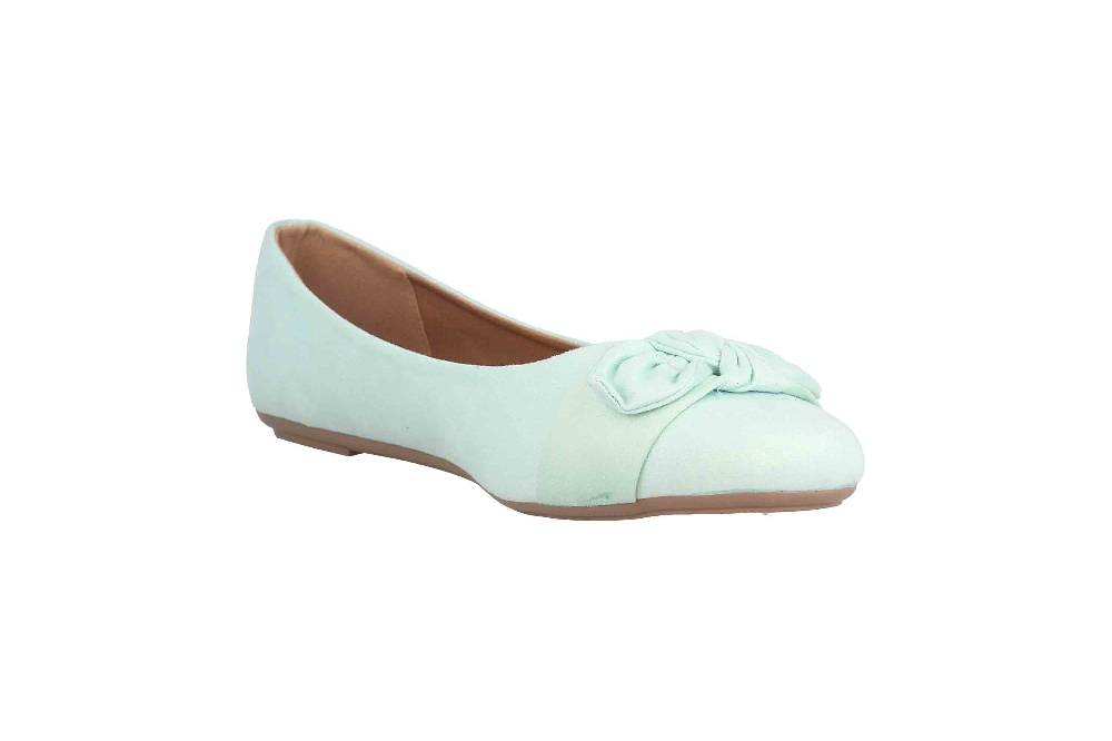 Fitters Footwear Claire Ballerinas In Übergrößen Grün 2.589647 Pastel Grün Große Damenschuhe