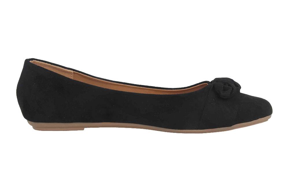 Fitters Footwear Claire Ballerinas In Übergrößen Schwarz 2.589647 Black Große Damenschuhe