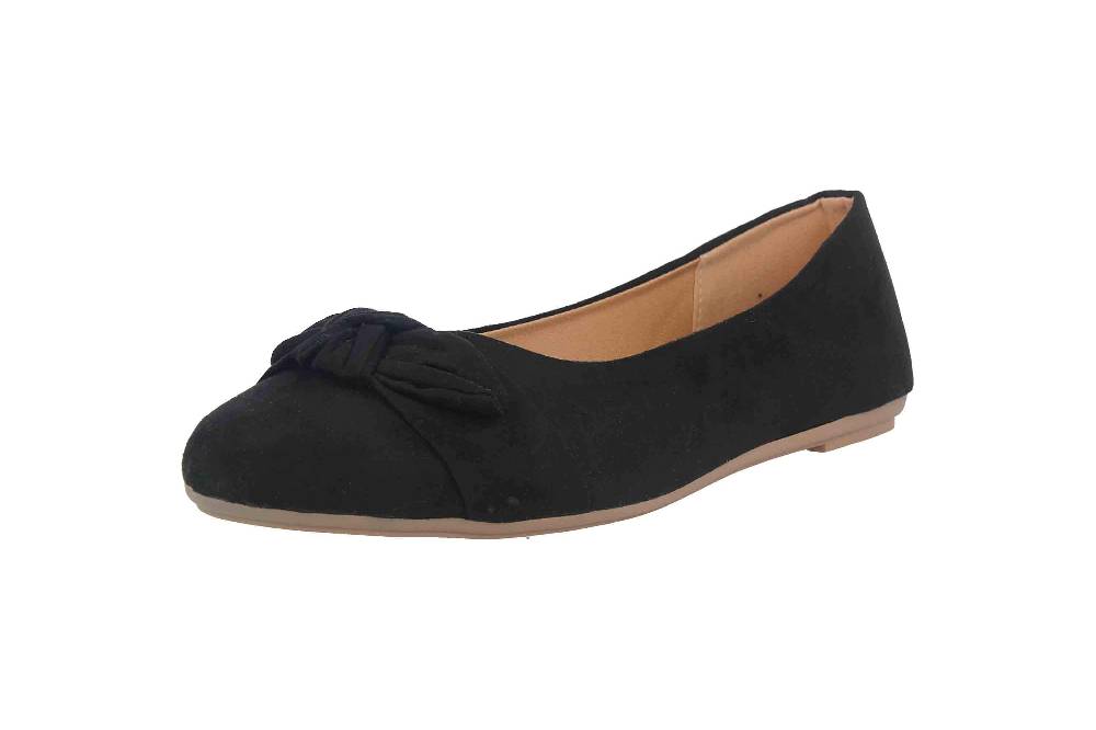 Fitters Footwear Claire Ballerinas In Übergrößen Schwarz 2.589647 Black Große Damenschuhe