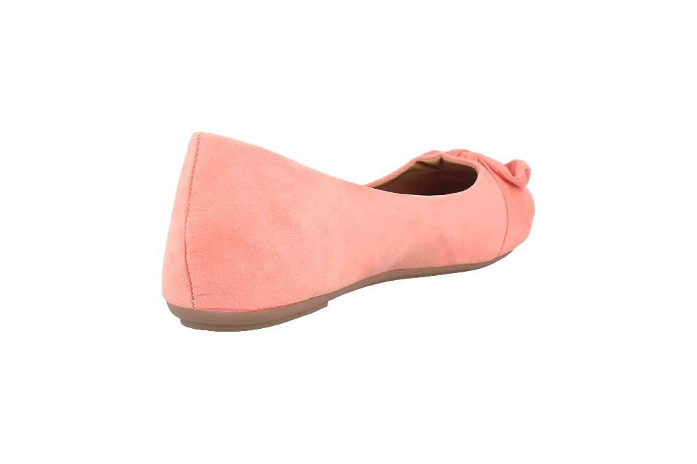 Fitters Footwear Claire Ballerinas In Übergrößen Rosa 2.589647 Coral Große Damenschuhe