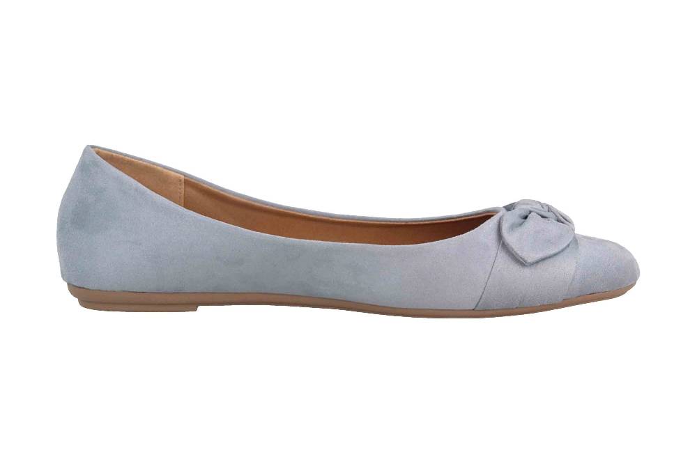 Fitters Footwear Claire Ballerinas In Übergrößen Blau 2.589647 Blue Große Damenschuhe