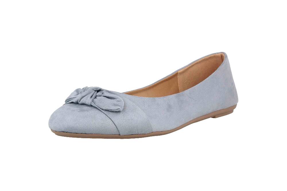 Fitters Footwear Claire Ballerinas In Übergrößen Blau 2.589647 Blue Große Damenschuhe