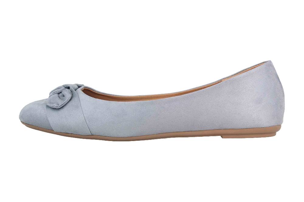 Fitters Footwear Claire Ballerinas in Übergrößen Blau 2.589647 Blue große Damenschuhe