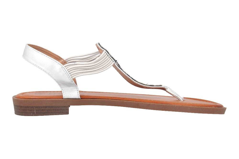 Fitters Footwear Frida Zehentrenner In Übergrößen Schwarz 2.156808 Black Große Damenschuhe