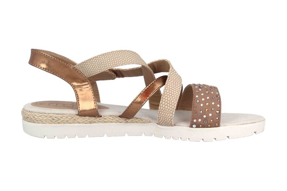 Fitters Footwear Giorgia Sandalen In Übergrößen Bronze 2.954522 Bronze Große Damenschuhe