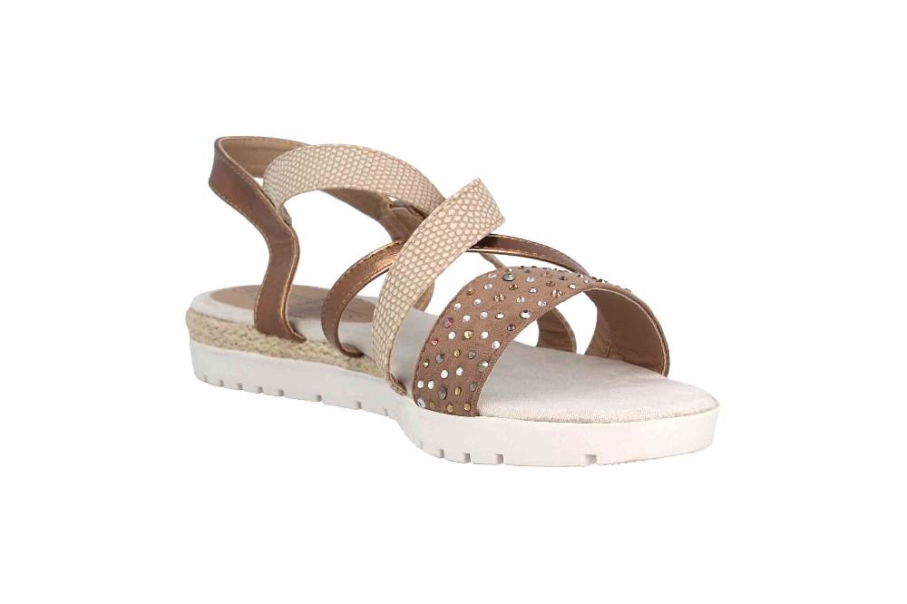 Fitters Footwear Giorgia Sandalen In Übergrößen Bronze 2.954522 Bronze Große Damenschuhe