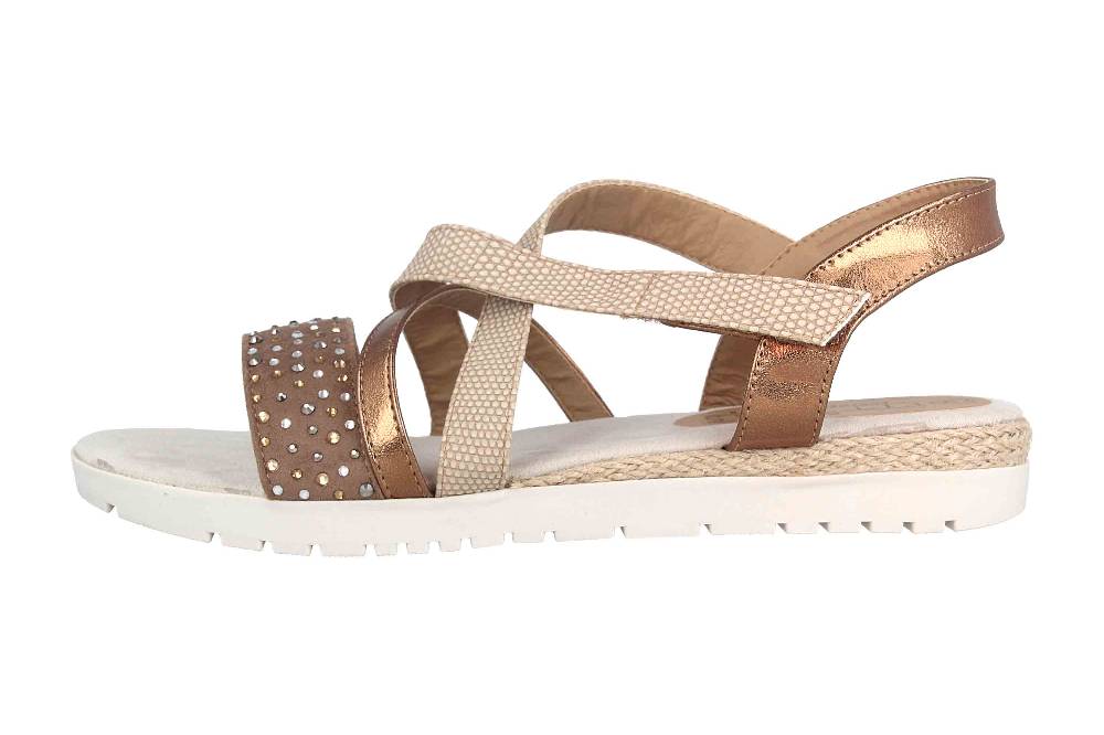 Fitters Footwear Giorgia Sandalen in Übergrößen Bronze 2.954522 Bronze große Damenschuhe