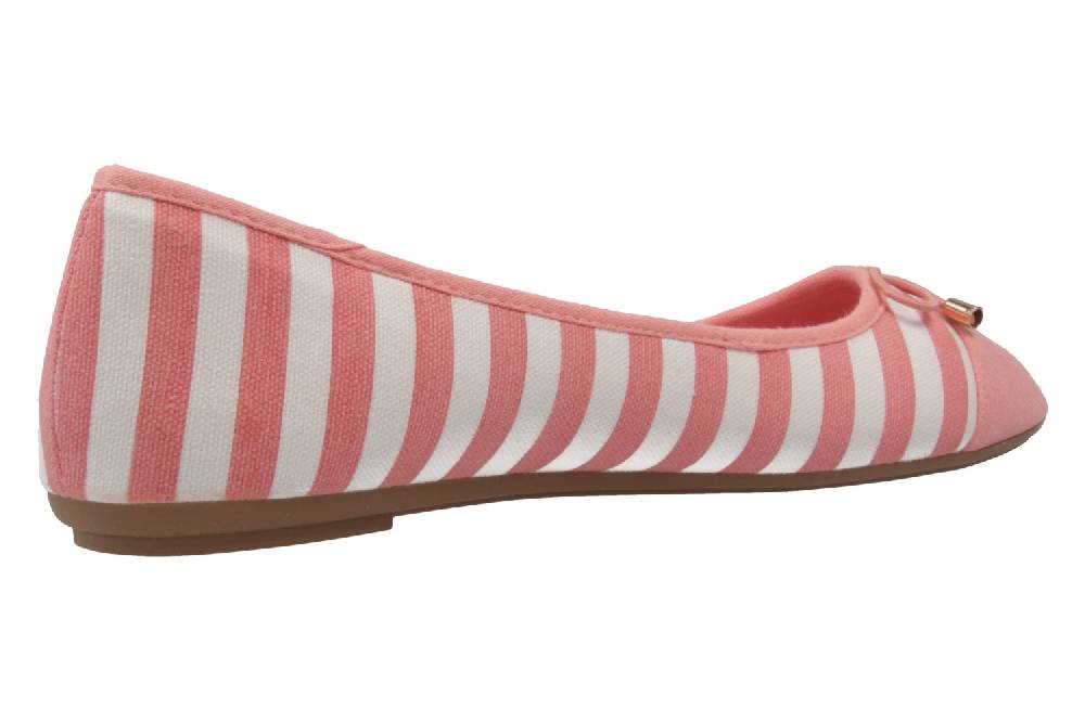 Fitters Footwear Grace Ballerinas In Übergrößen Pink 2.514343 L.Pink/White Große Damenschuhe