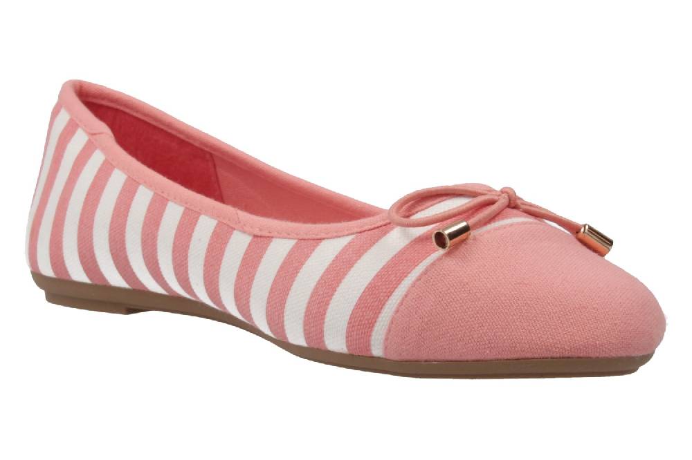 Fitters Footwear Grace Ballerinas In Übergrößen Pink 2.514343 L.Pink/White Große Damenschuhe