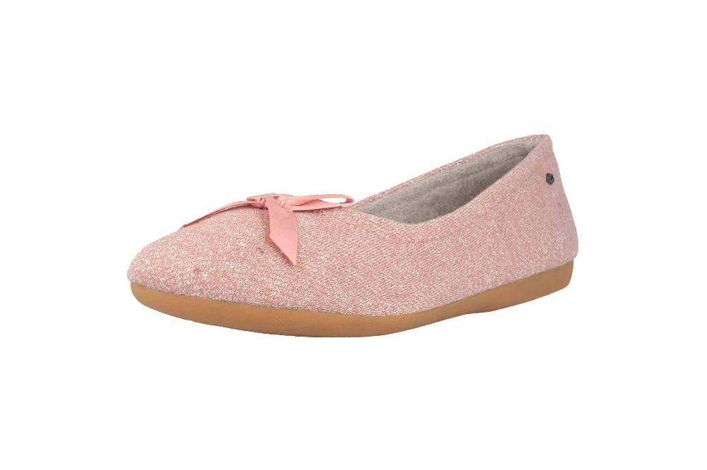 Fitters Footwear Iris Ballerinas In Übergrößen Beige 2BB0882004 Beige PU Große Damenschuhe