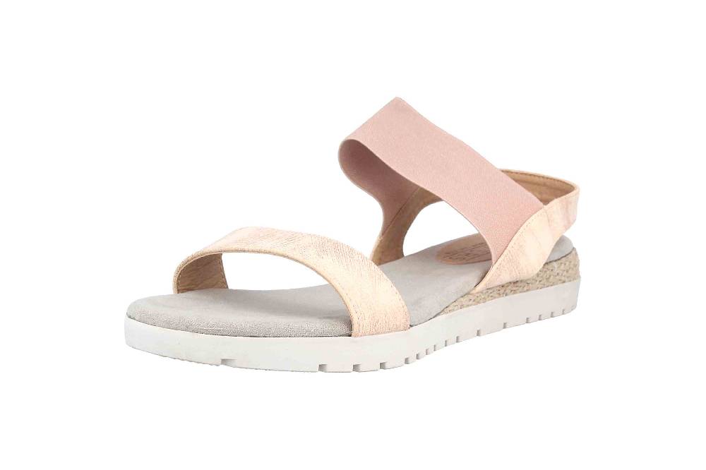 Fitters Footwear Jana Sandalen In Übergrößen Rose 2.954520 Rose Große Damenschuhe