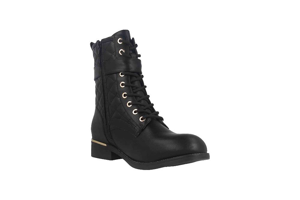 Fitters Footwear Kata Stiefeletten In Übergrößen Schwarz 2AA0210203 Black Große Damenschuhe