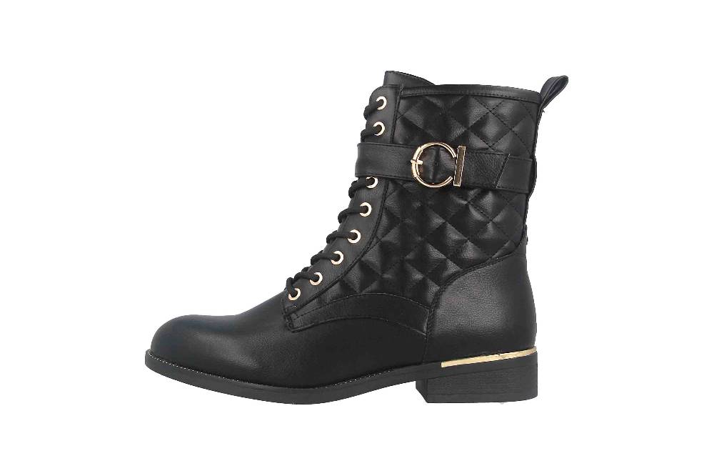 Fitters Footwear Kata Stiefeletten in Übergrößen Schwarz 2AA0210203 Black große Damenschuhe