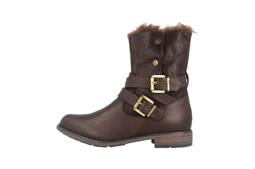 Fitters Footwear Kata Stiefeletten in Übergrößen Braun 2AA0210203 Cognac große Damenschuhe