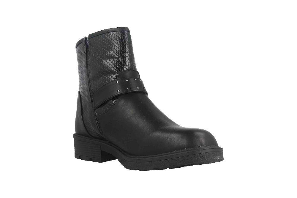Fitters Footwear Lexi Stiefeletten In Übergrößen Schwarz 2.237232 Black Große Damenschuhe