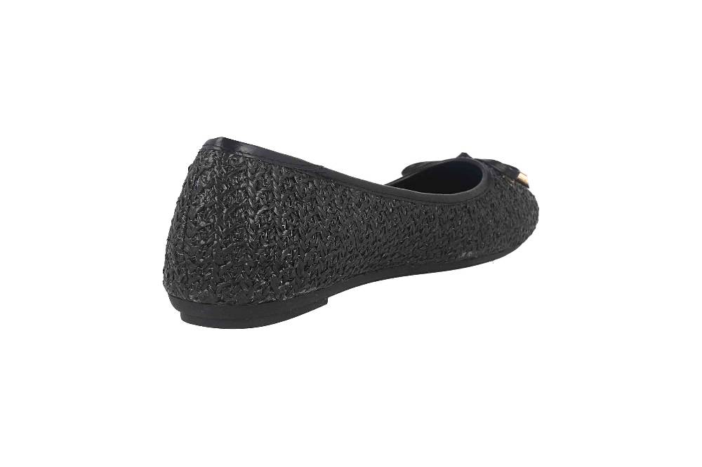 Fitters Footwear Lisett Ballerinas In Übergrößen Schwarz 2BB0882001 Black PU Große Damenschuhe