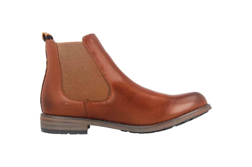 Fitters Footwear Lucia Stiefeletten In Übergrößen Braun 2252325 Brandy Große Damenschuhe