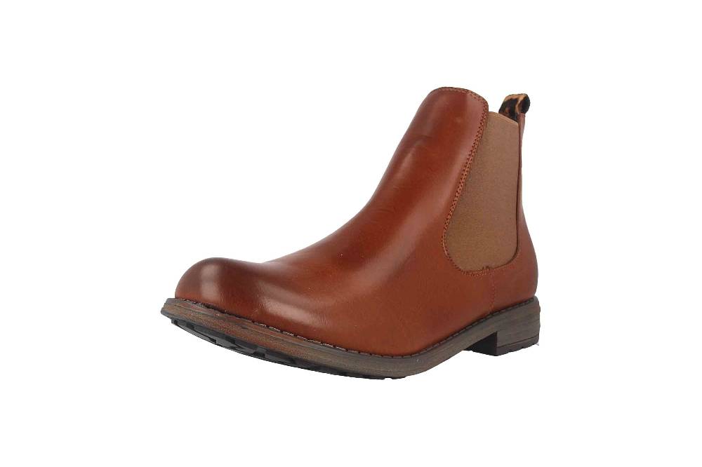 Fitters Footwear Lucia Stiefeletten In Übergrößen Braun 2252325 Brandy Große Damenschuhe