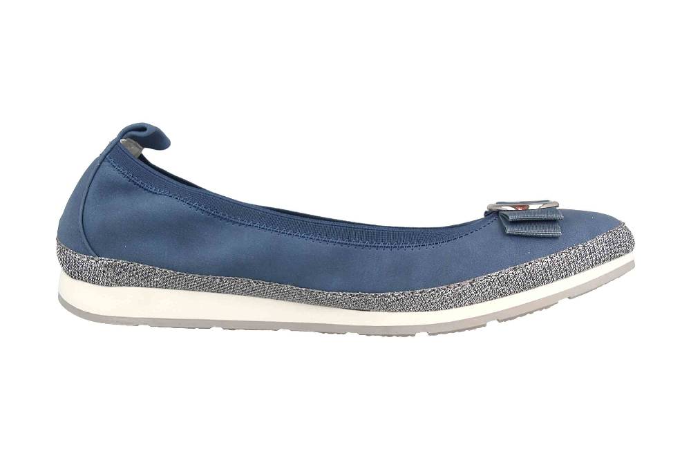 Fitters Footwear Luisa Ballerinas In Übergrößen Blau 2.133299 Blue Große Damenschuhe