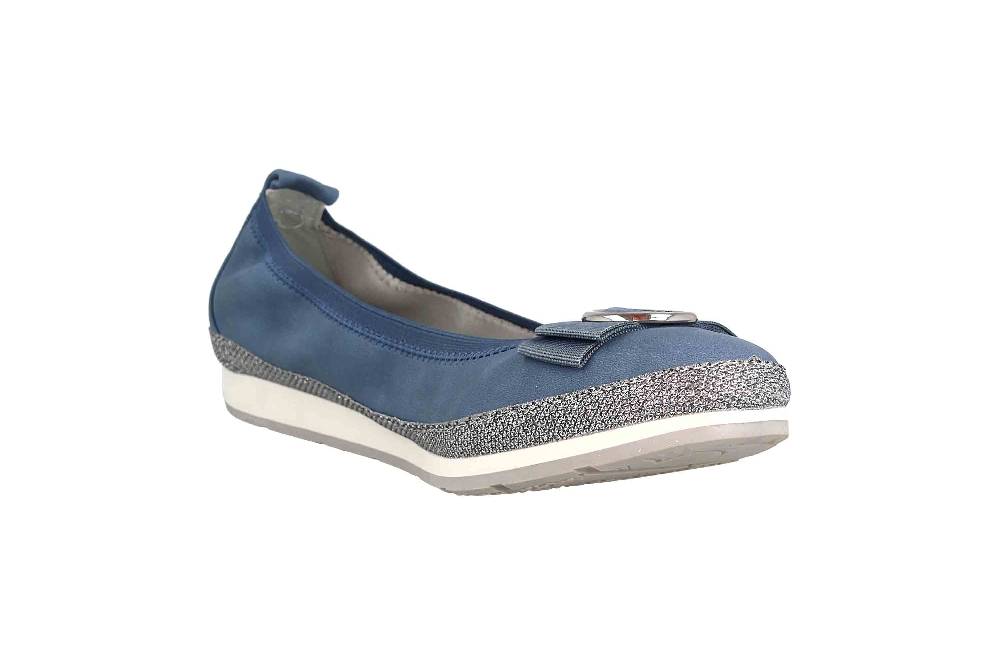 Fitters Footwear Luisa Ballerinas In Übergrößen Blau 2.133299 Blue Große Damenschuhe