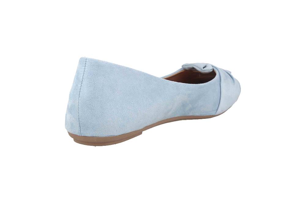 Fitters Footwear Maike Ballerinas In Übergrößen Blau 2.589641 Blue Große Damenschuhe
