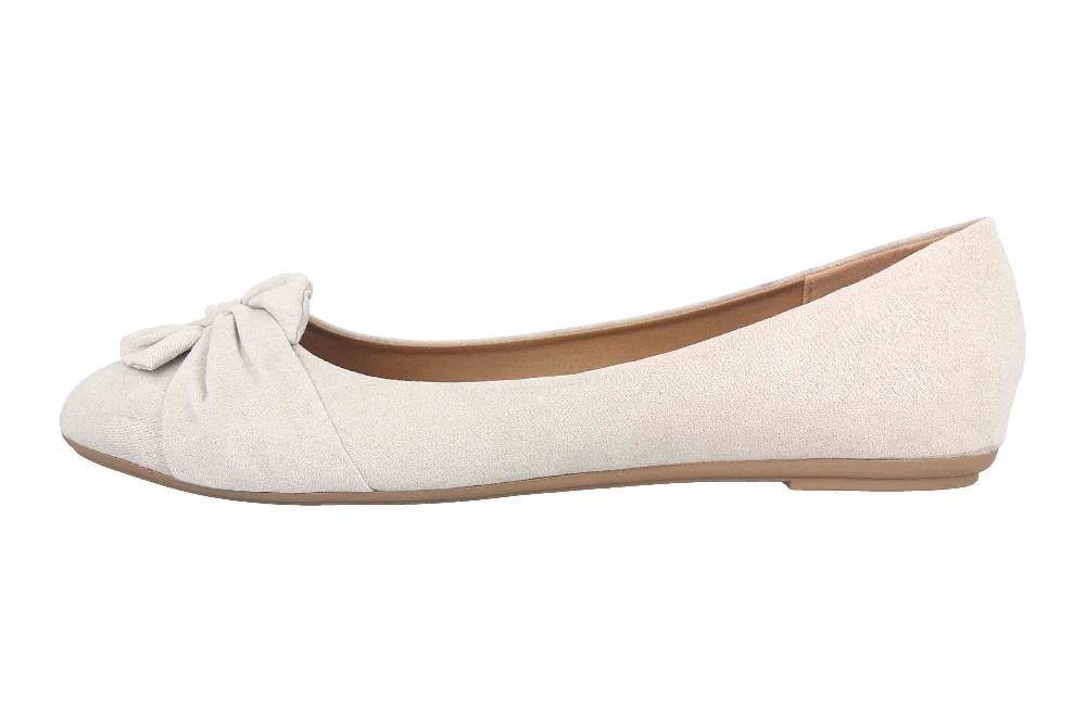 Fitters Footwear Maike Ballerinas in Übergrößen Grau 2.589641 Grey große Damenschuhe