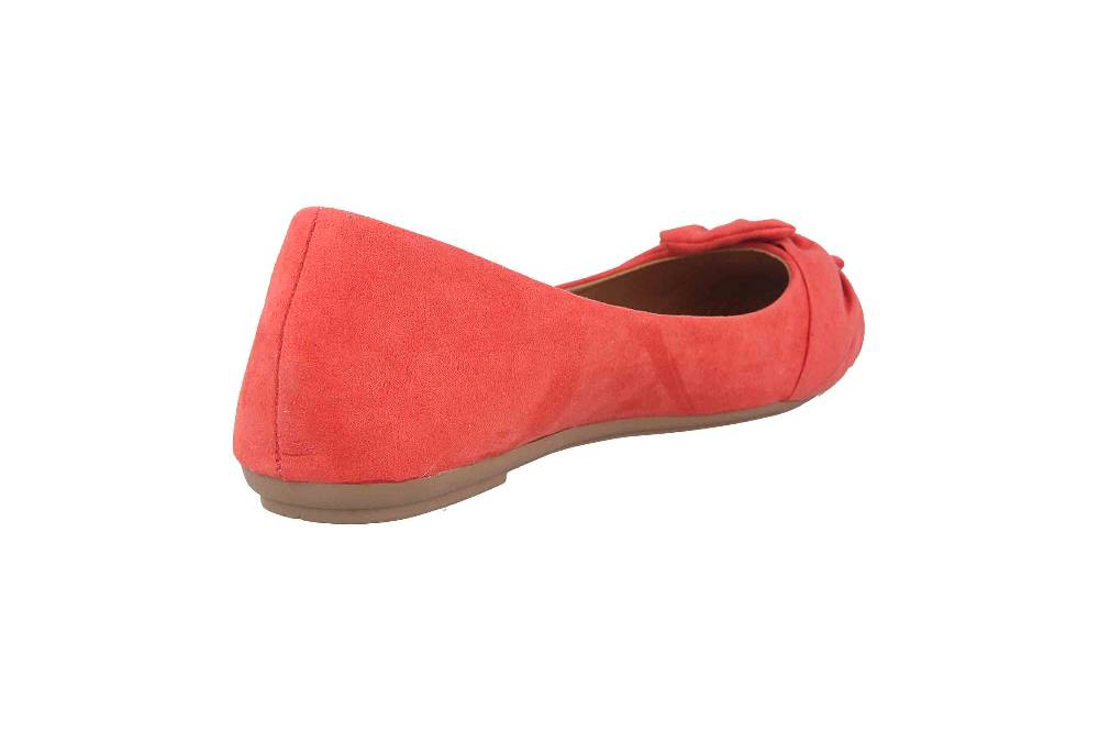Fitters Footwear Maike Ballerinas In Übergrößen Rot 2.589641 Coral Große Damenschuhe