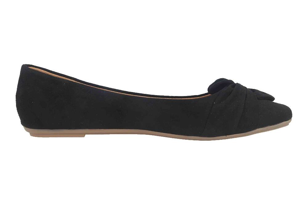 Fitters Footwear Maike MF Ballerinas In Übergrößen Schwarz 2589641 Black Große Damenschuhe