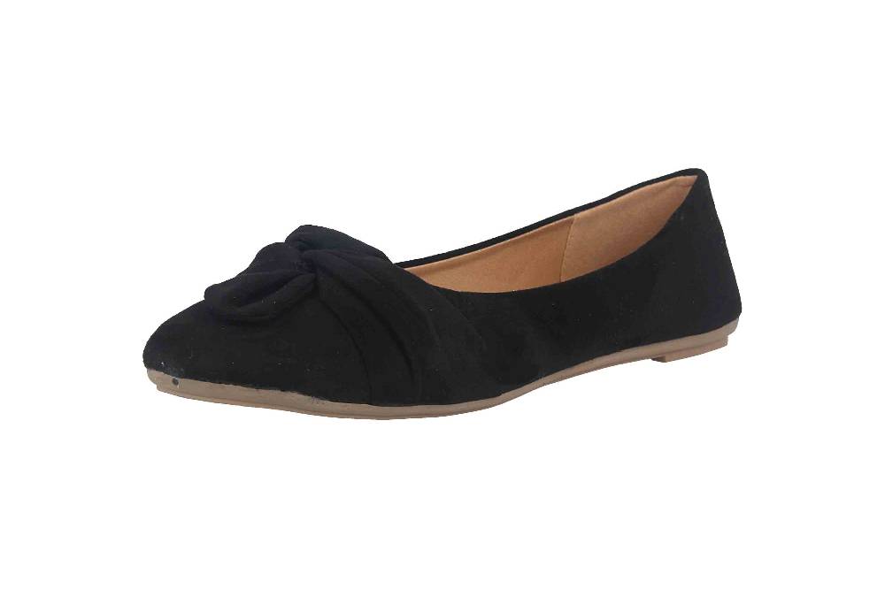 Fitters Footwear Maike MF Ballerinas In Übergrößen Schwarz 2589641 Black Große Damenschuhe