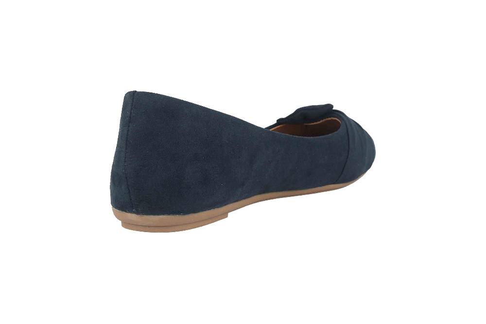 Fitters Footwear Maike MF Ballerinas In Übergrößen Blau 2.589641 Navy Große Damenschuhe